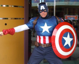Captain America at Universal Studios Orlando
