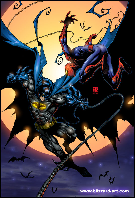 spiderman meets batman