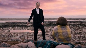 Doctor and Clara on the Beach