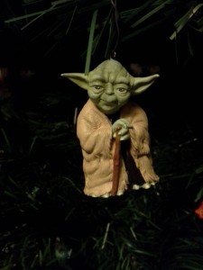 Yoda on Christmas Tree