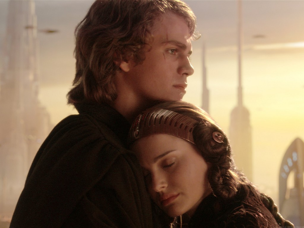 Anakin and Padme in Revenge of the Sith